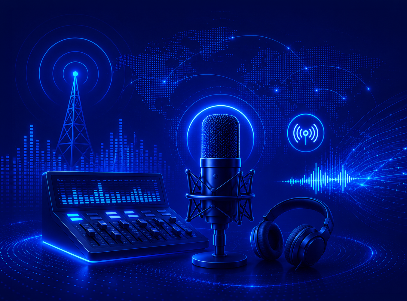 Estudio de radio profesional