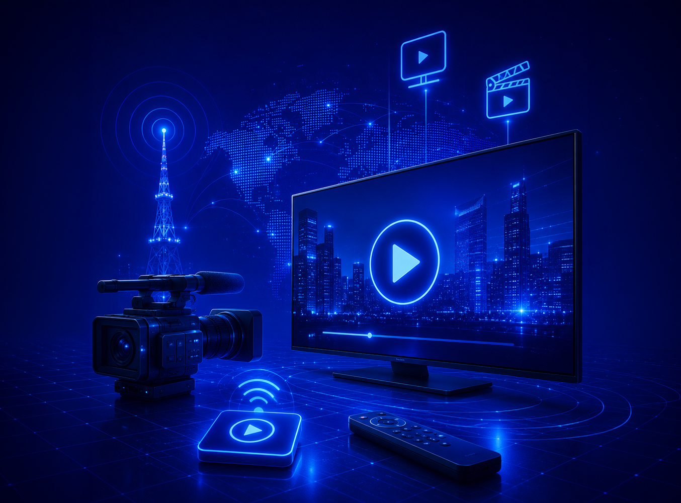 Streaming de TV en vivo y plataforma de video on demand